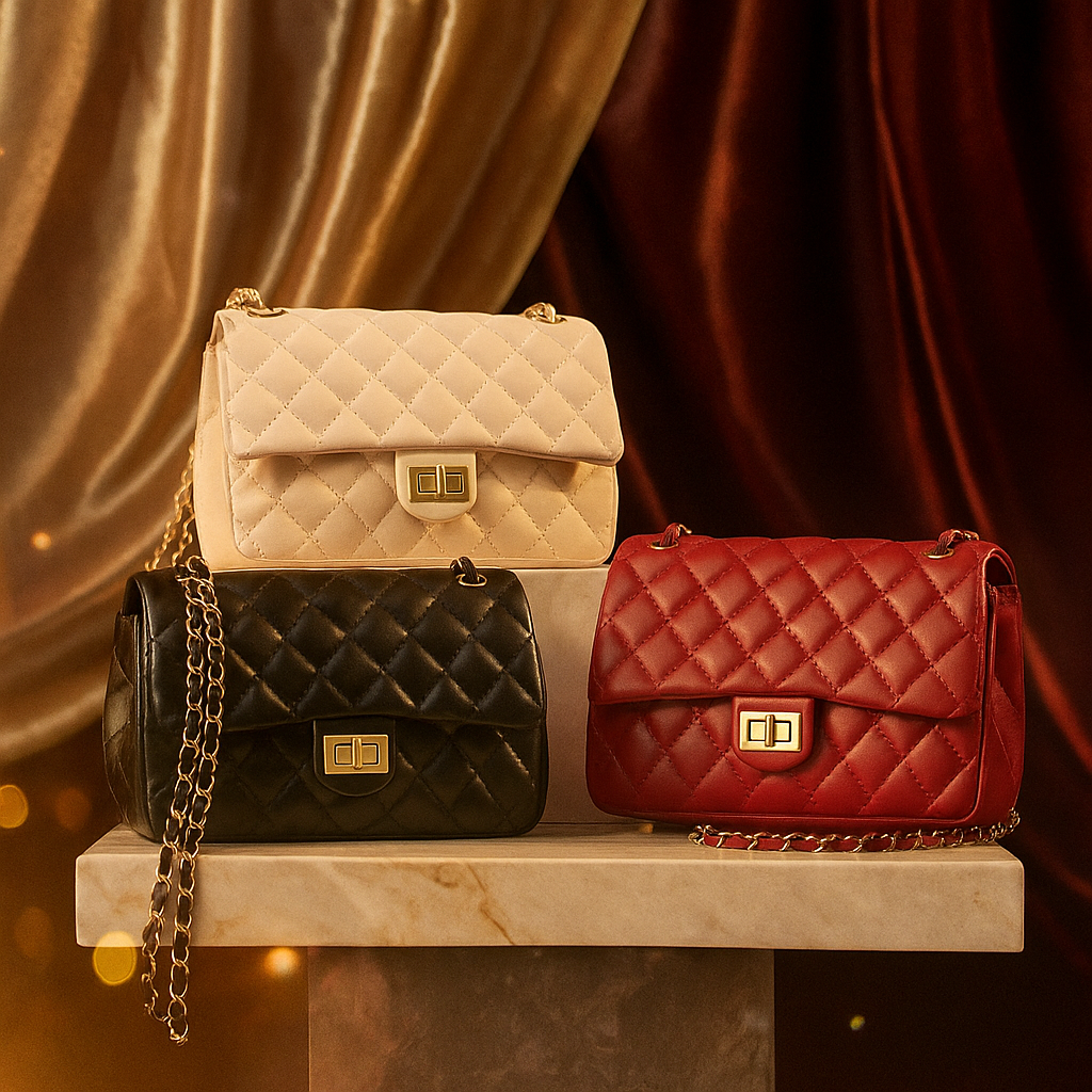 ROUGE Embroidered Shoulder Bag
