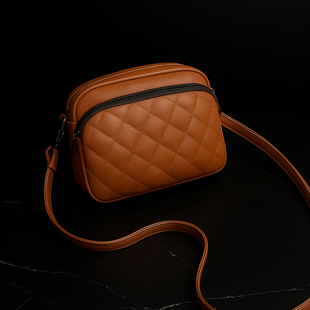 Tasselle Leather Crossbody Bag