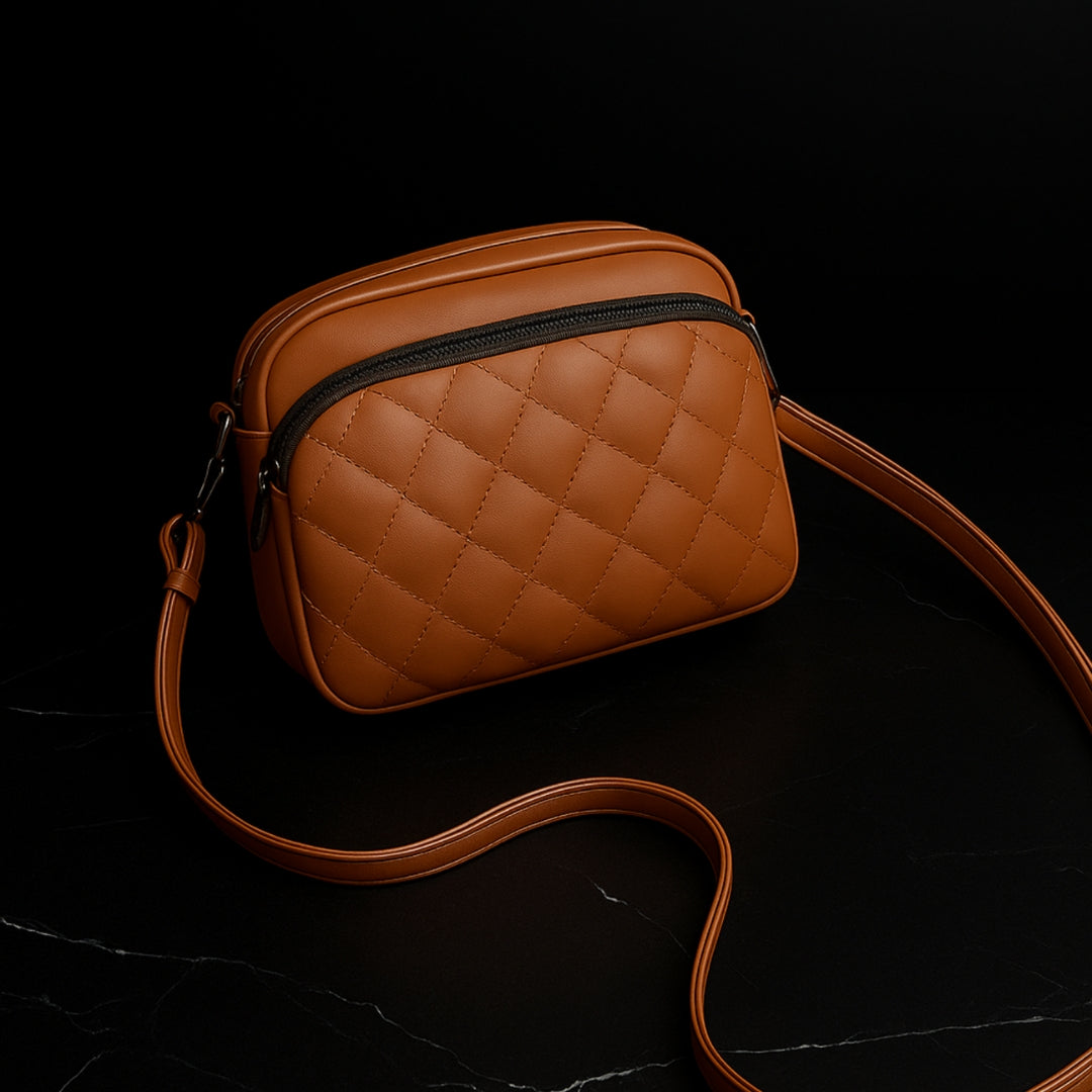 Tasselle Leather Crossbody Bag
