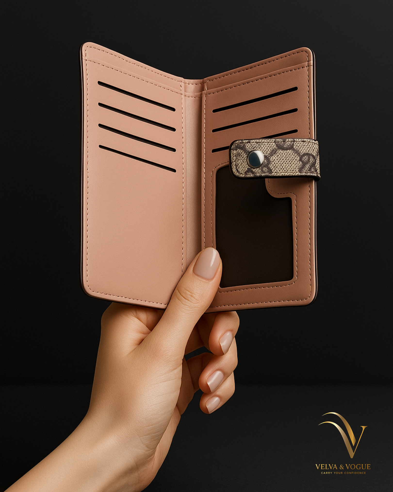 Tressa PU Leather Bi-Fold Wallet