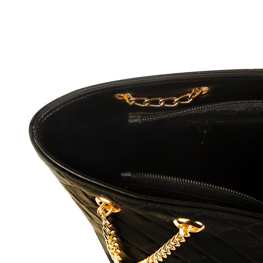 AVELINE Leather Tote Bag