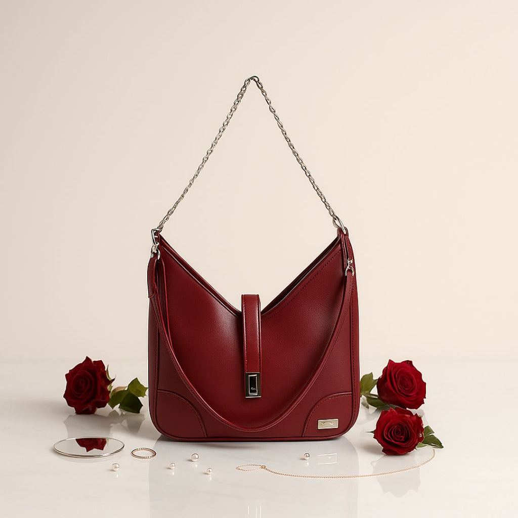SONNET Leather Shoulder Bag