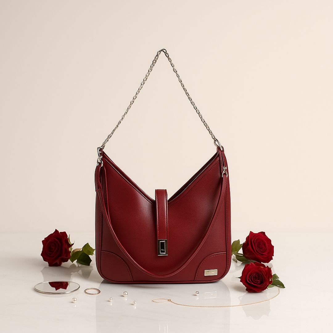 SONNET Leather Shoulder Bag