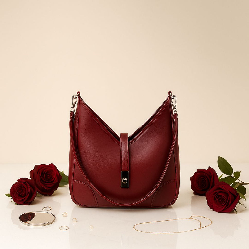 SONNET Leather Shoulder Bag