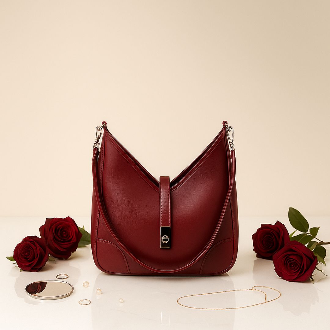 SONNET Leather Shoulder Bag