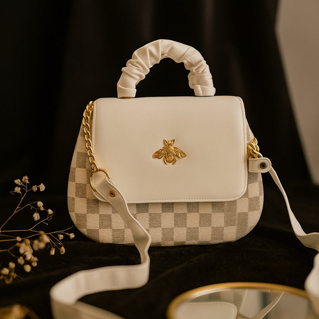 Orbii PU Leather Printed Shoulder Bag