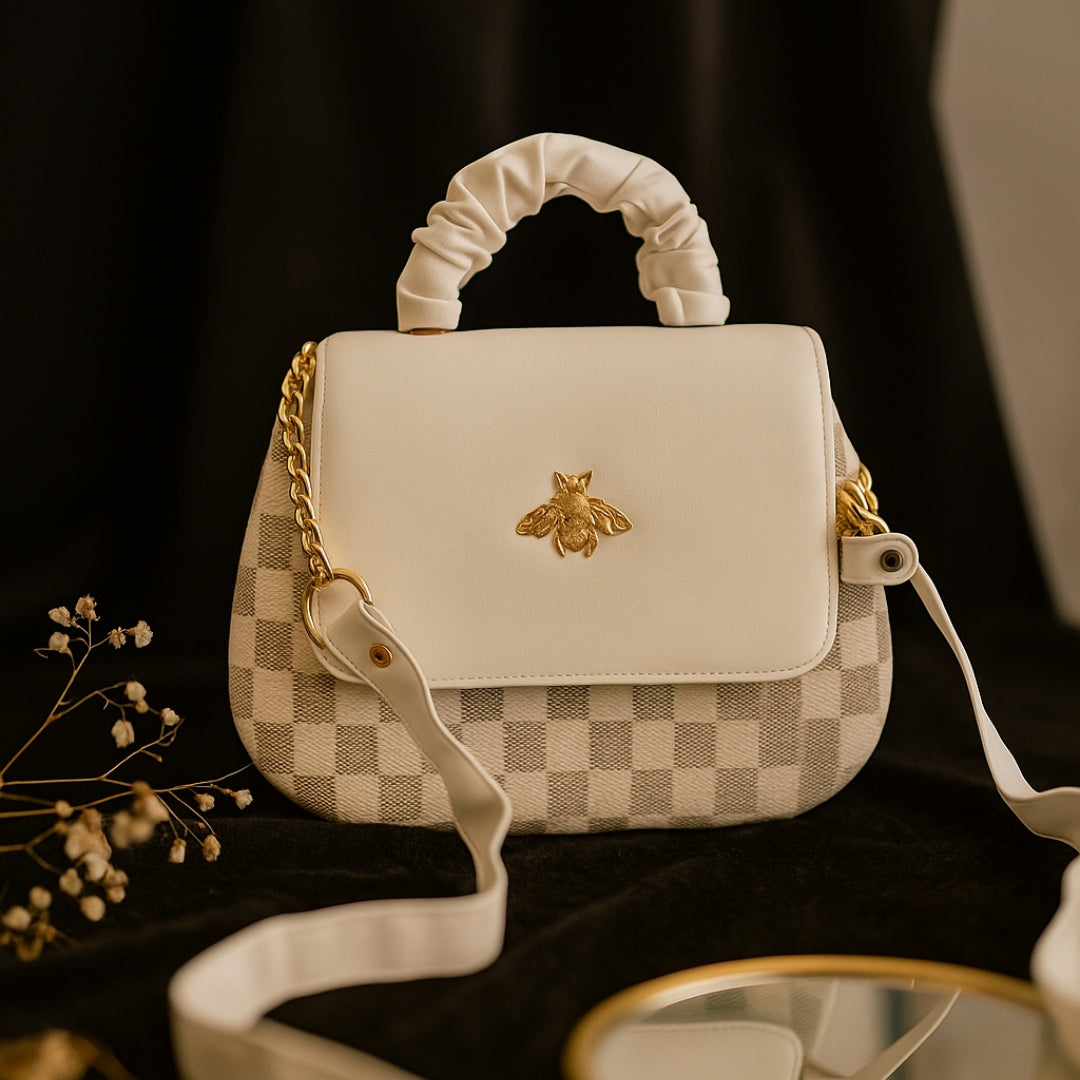 Orbii PU Leather Printed Shoulder Bag