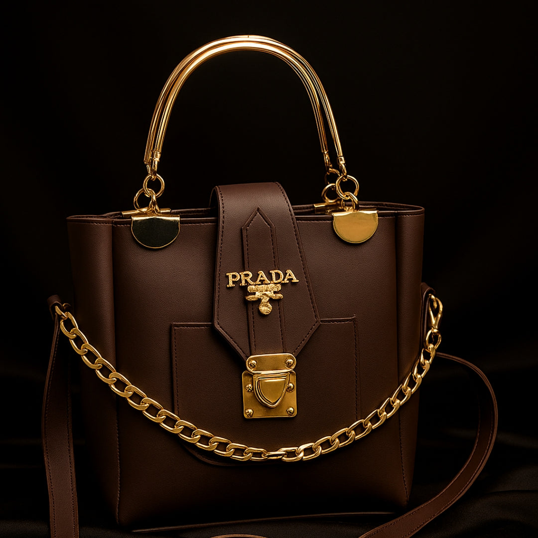Empress Rexine Plain Shoulder Bag