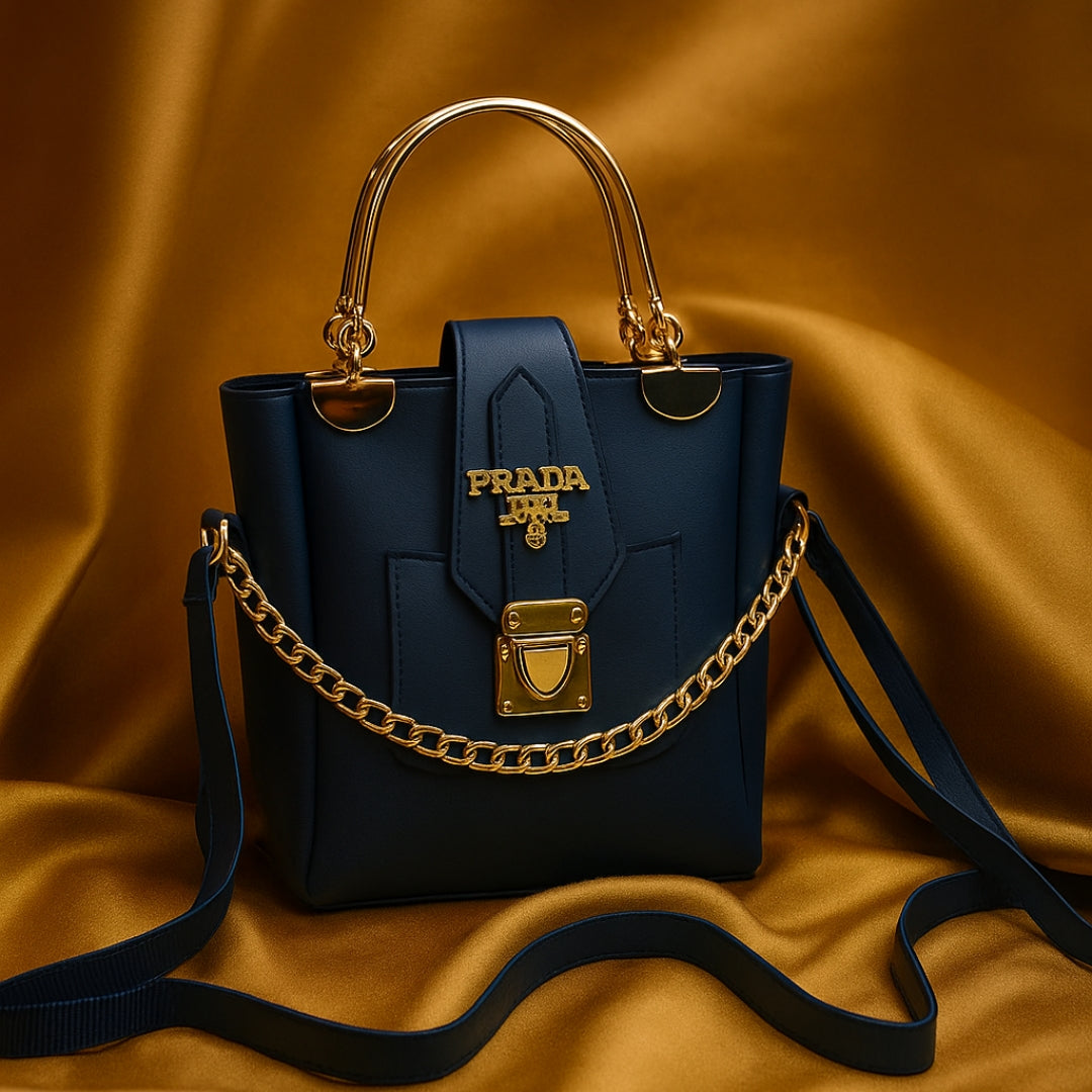 Empress Rexine Plain Shoulder Bag