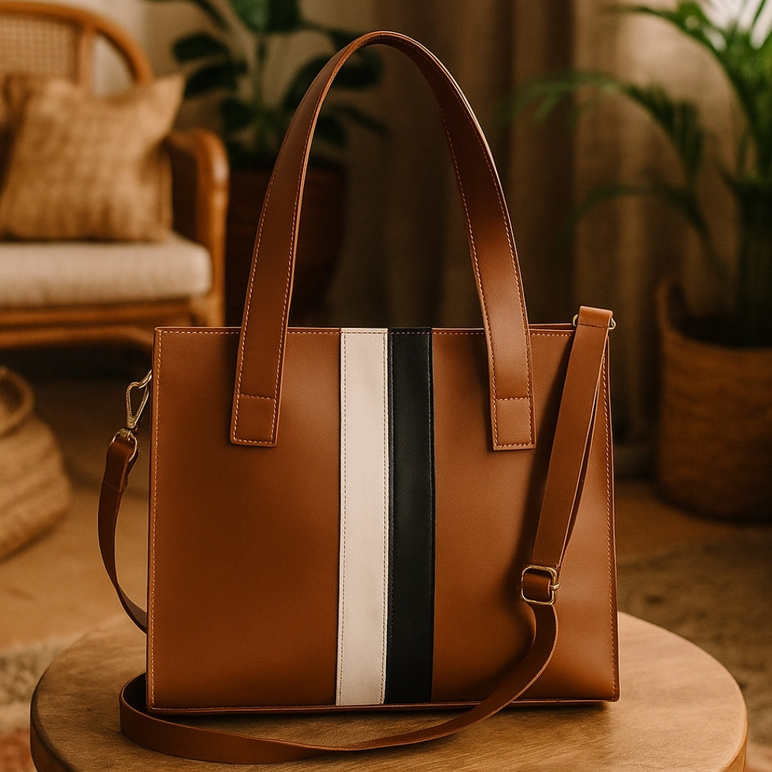 Vexa Pu Leather Baku Shoulder Bag