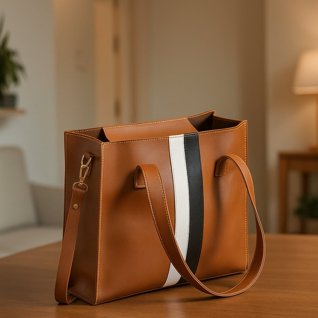 Vexa Pu Leather Baku Shoulder Bag
