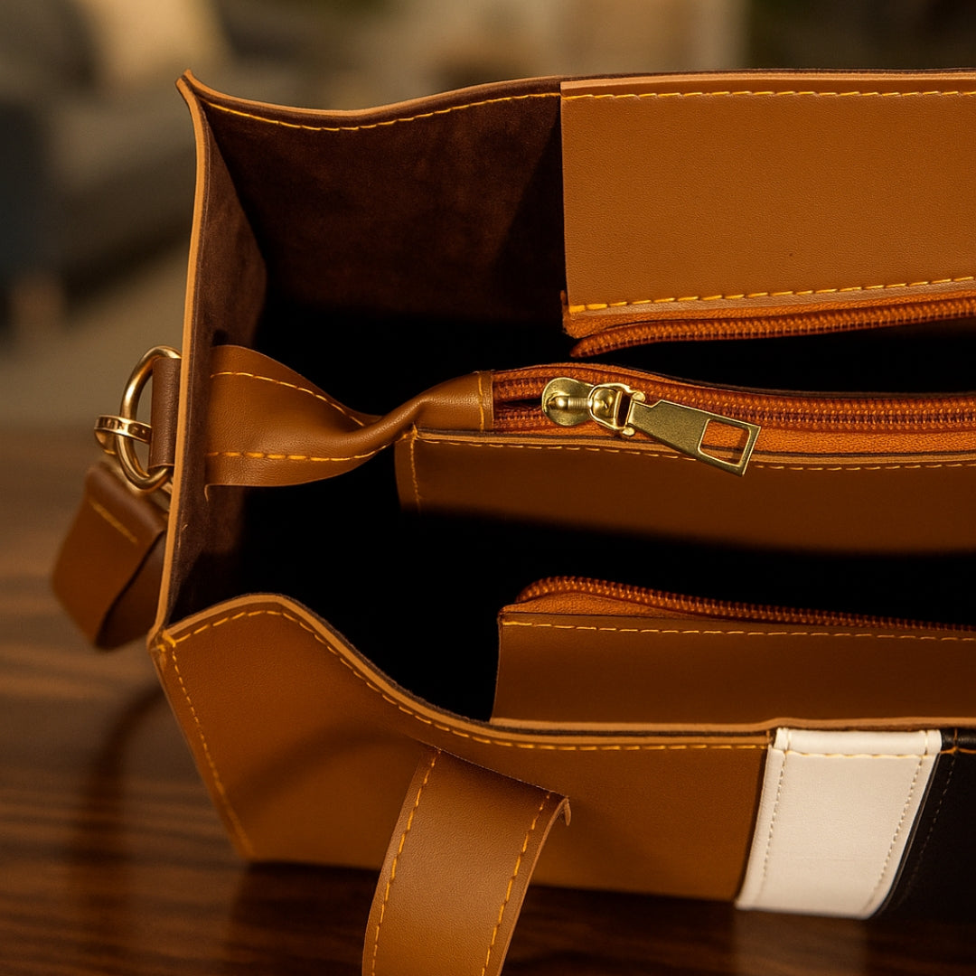 Vexa Pu Leather Baku Shoulder Bag