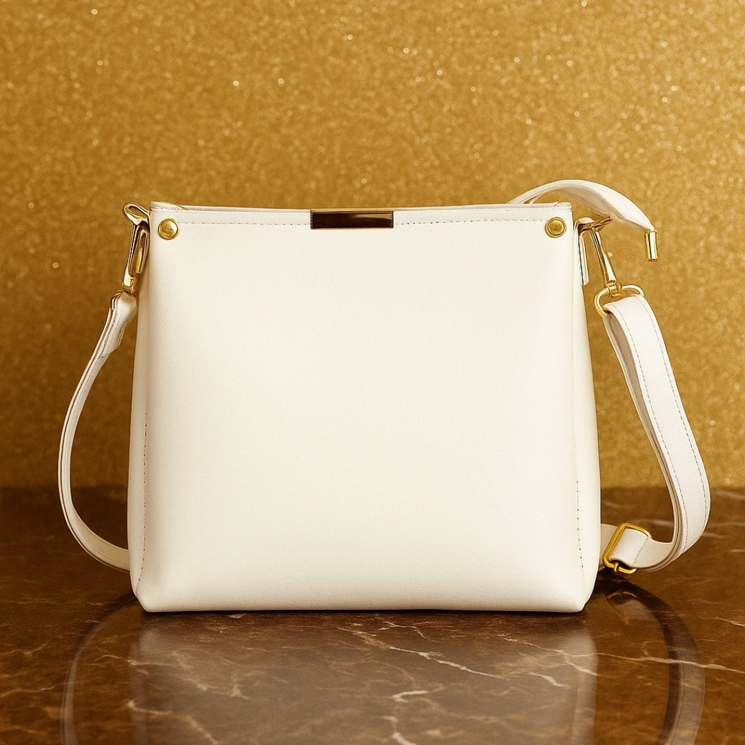 Zyrah Rexine Plain Hand Bag