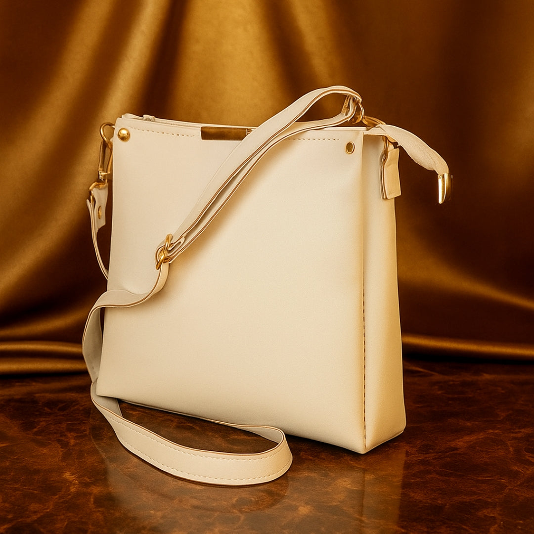 Zyrah Rexine Plain Hand Bag