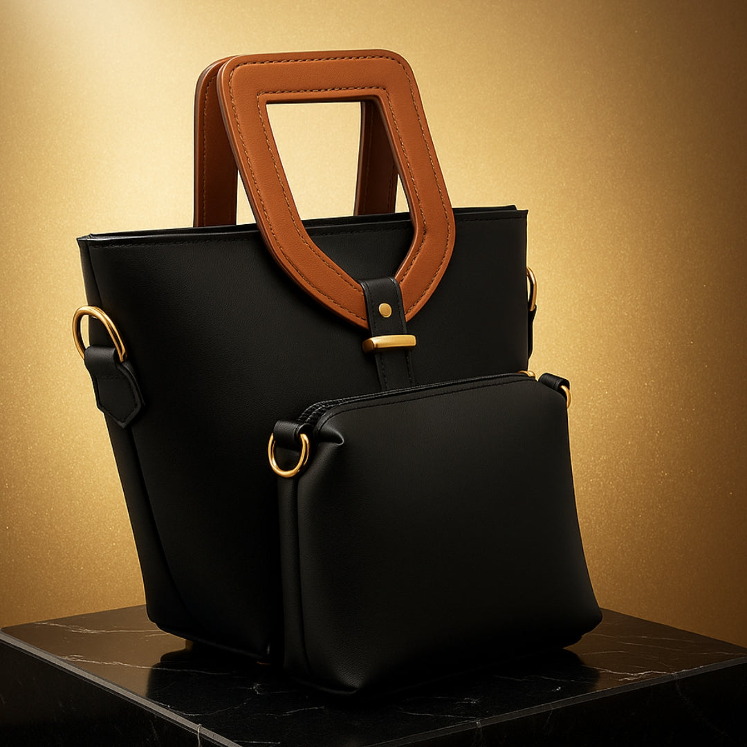 Veloria PU Leather Handbag