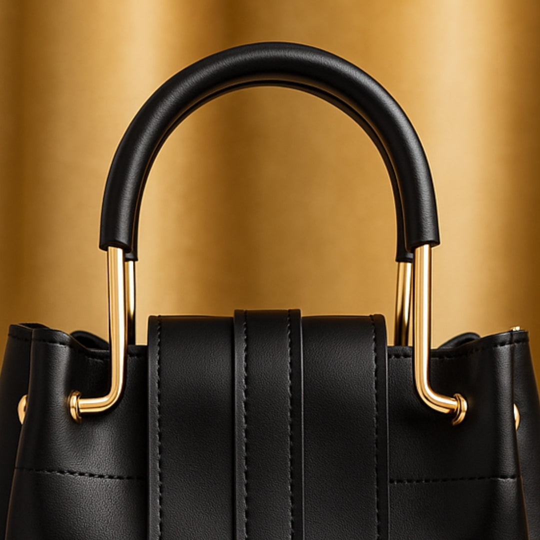 FAYRA Leather Hand Bag Set