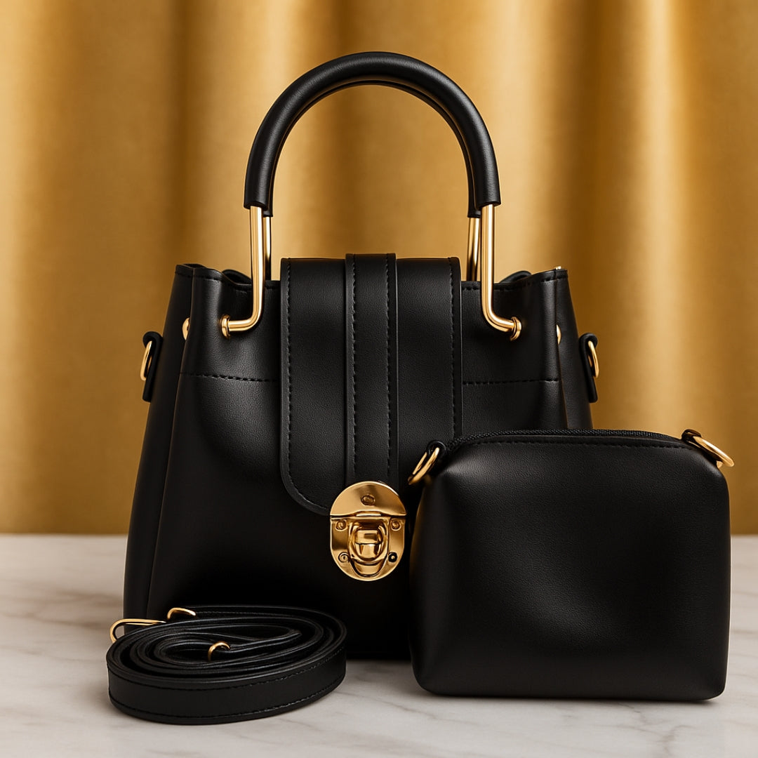 FAYRA Leather Hand Bag Set