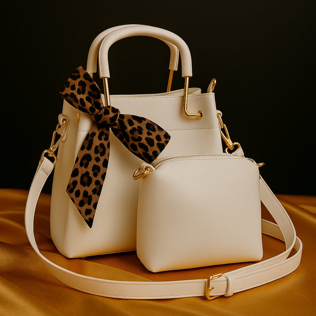 BLISS Leather Hand Bag Set 2Pc