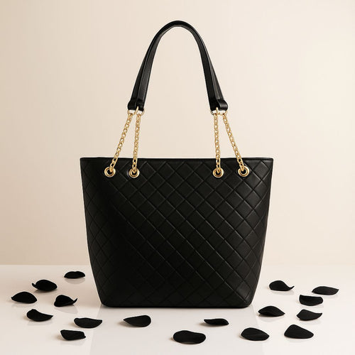 AVELINE Leather Tote Bag