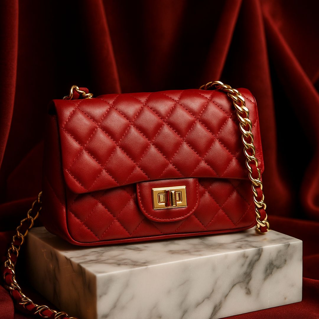 ROUGE Embroidered Shoulder Bag