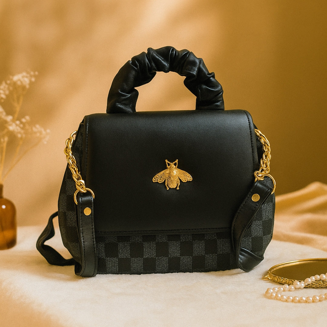 Orbii PU Leather Printed Shoulder Bag
