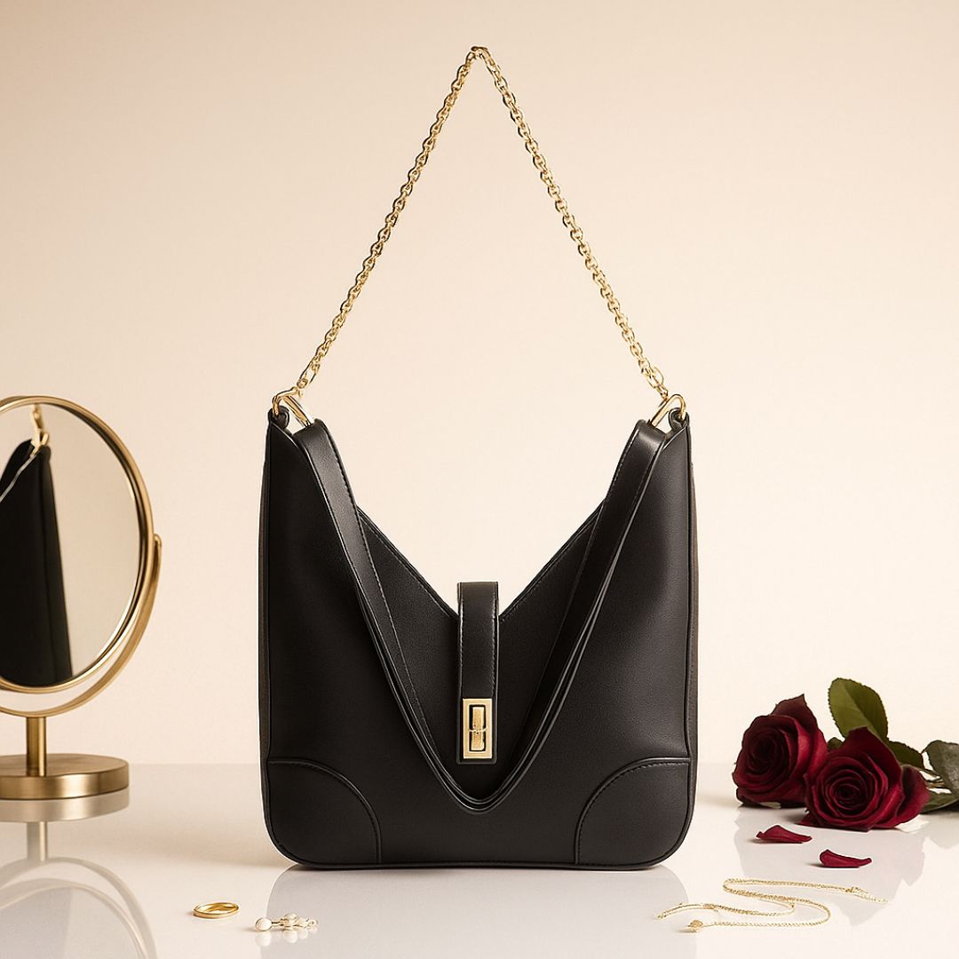 SONNET Leather Shoulder Bag