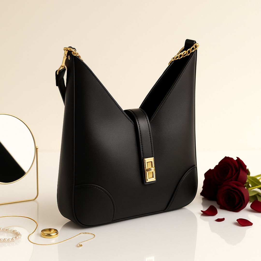 SONNET Leather Shoulder Bag