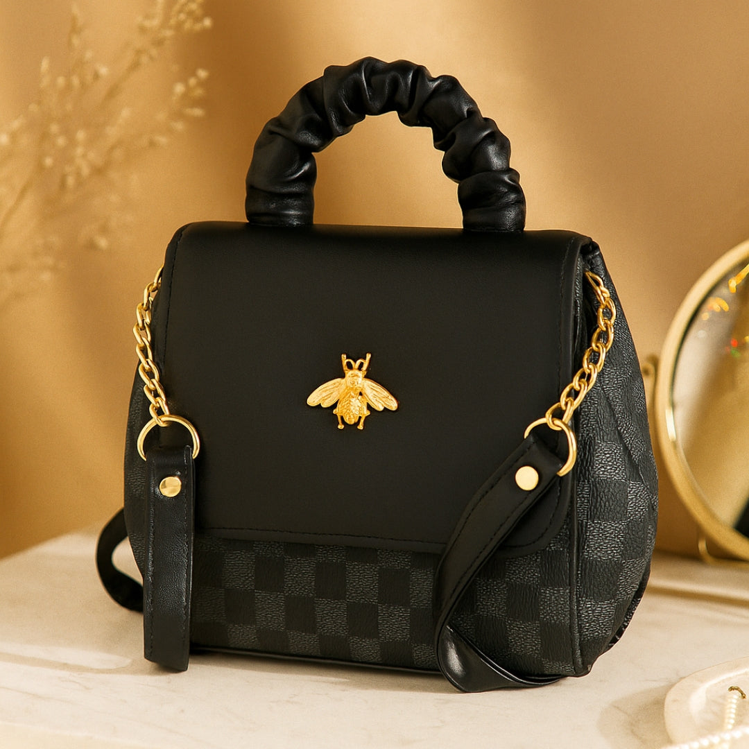 Orbii PU Leather Printed Shoulder Bag