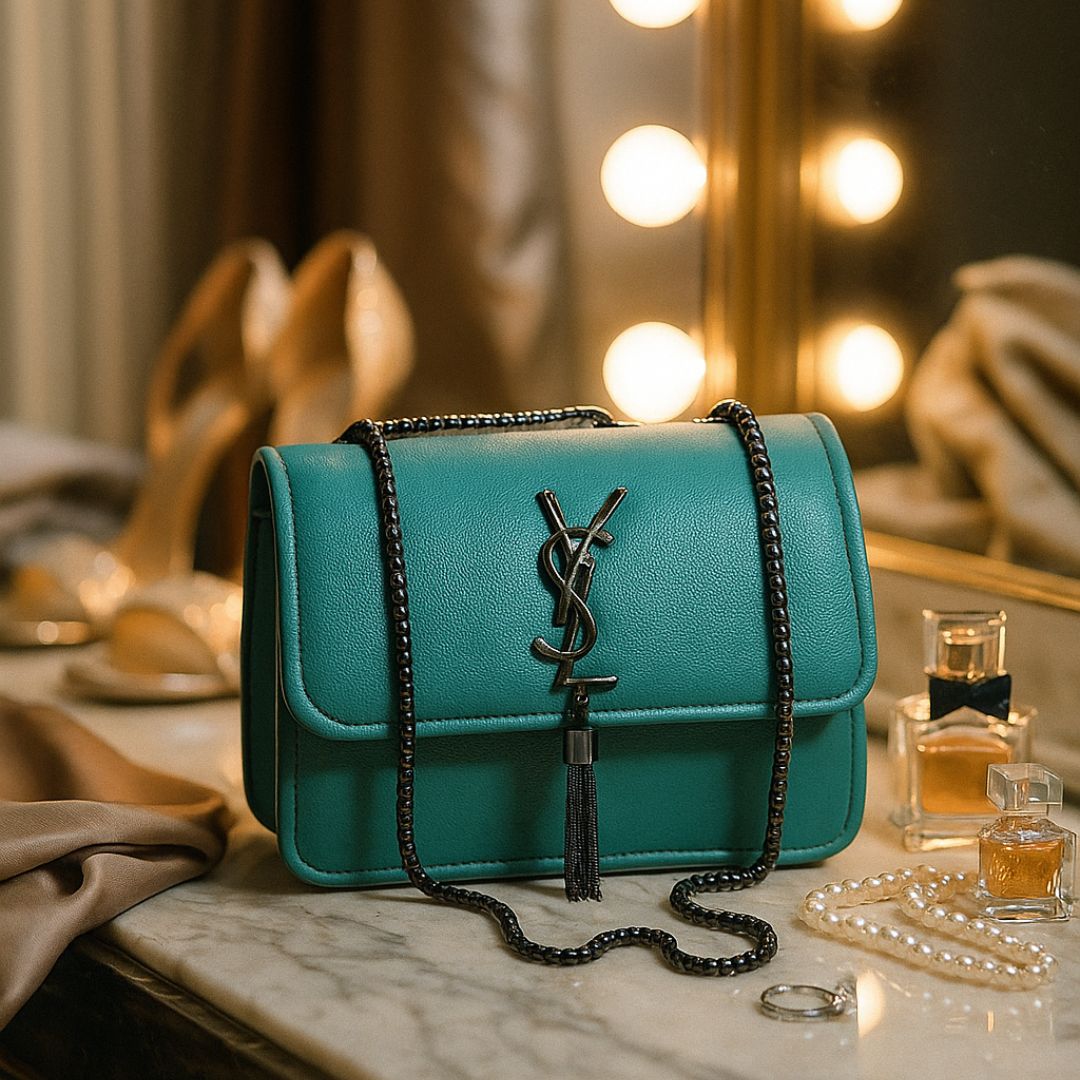 SAPPHIRE Leather Crossbody Bag