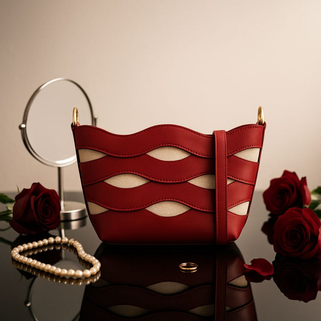 Marée Leather Crossbody Bag