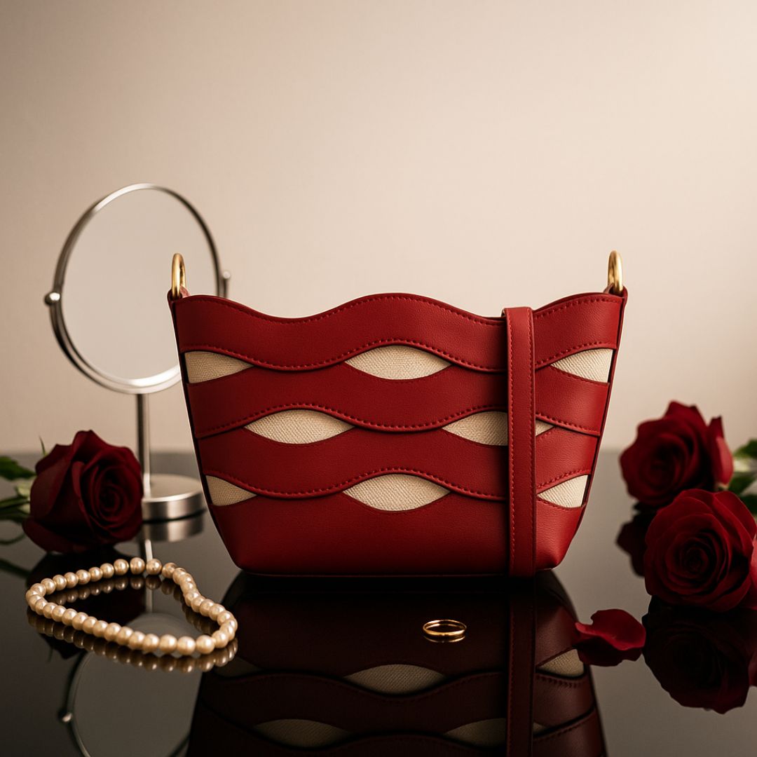 Marée Leather Crossbody Bag