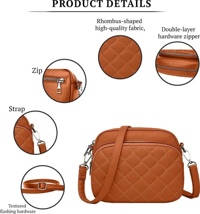 Tasselle Leather Crossbody Bag